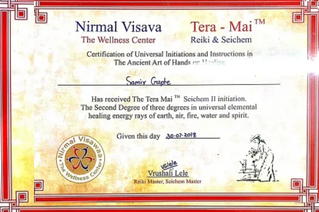 Certificate 2: Reiki Master Certification